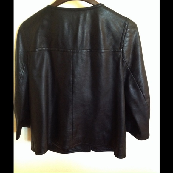Classiques Entier Black leather jacket - Picture 3 of 4
