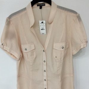 Express collarless shirt
