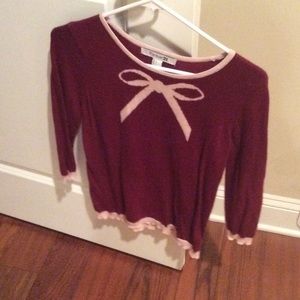 Size small pink and red sweater