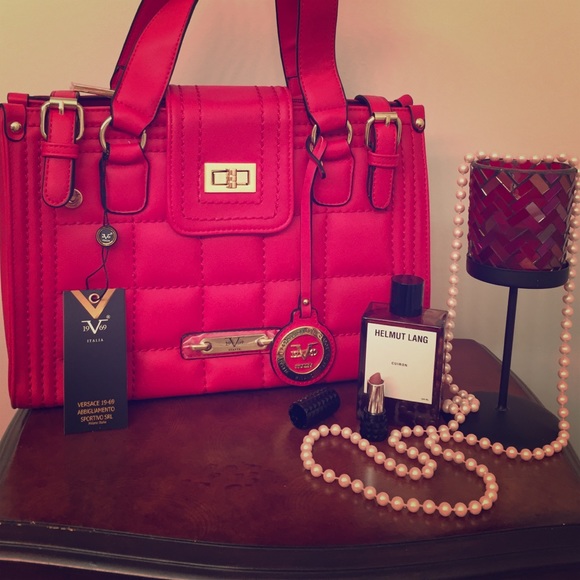 Versace Handbags - Trade with @sheokay ONLY! Versace Leather Satchel