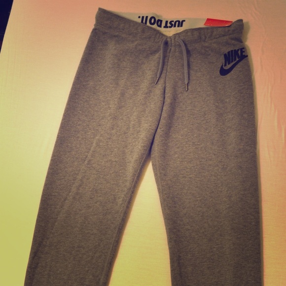 nike just do it roll down waistband sweatpants