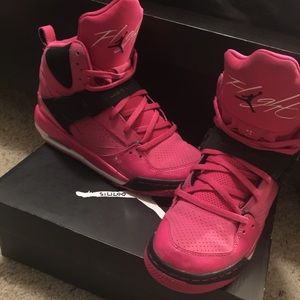 Jordan Air Flight Ladies Pink Shoes