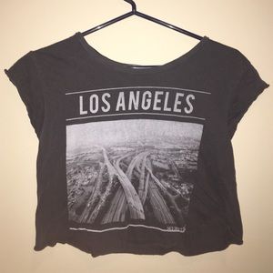 Los Angeles Crop Top by Brandy Melville