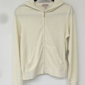Velour Juicy Couture long sleeve hoodie