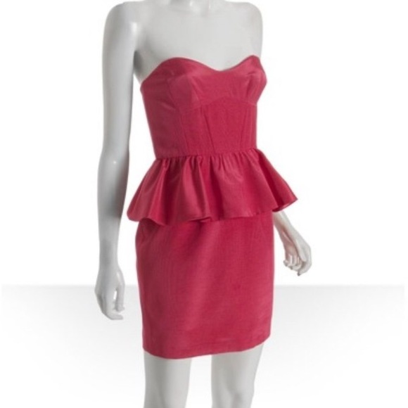 ABS Allen Schwartz Dresses & Skirts - a.b.s. by allen schwartz strapless peplum dress