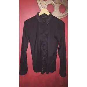 Diesel Denim Collar Dress Shirt Slim Fit