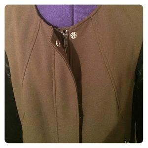 Olive green utility coat