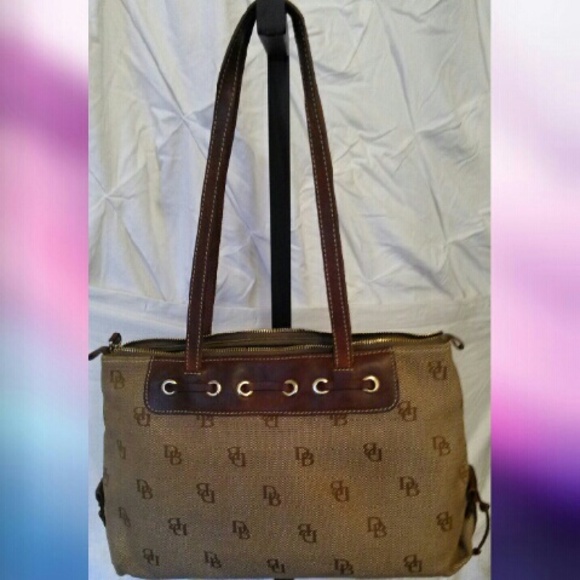 jacquard purse handbag Dooney Bourke - Picture 3 of 5