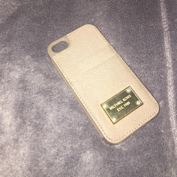 Grey like new Michael Kors case