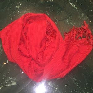 Cherry Red Scarf