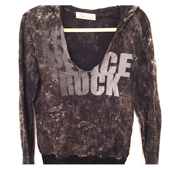 'Let Peace Rock' Vintage Havana sweatshirt