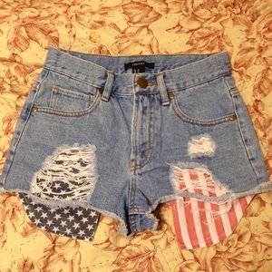 Forever21 high waisted shorts