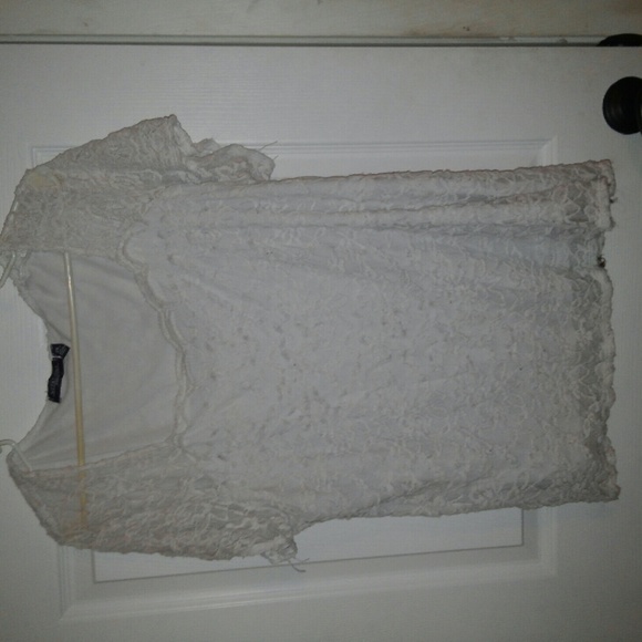 White floral shirt