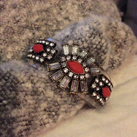 J. Crew Lucite statement cuff bracelet - Picture 2 of 4