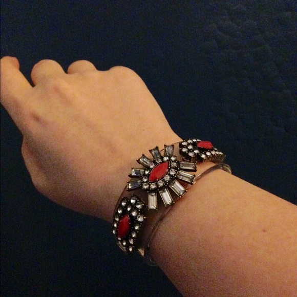 J. Crew Lucite statement cuff bracelet - Picture 3 of 4