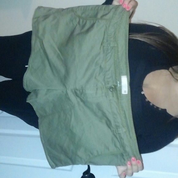 Forest green shorts