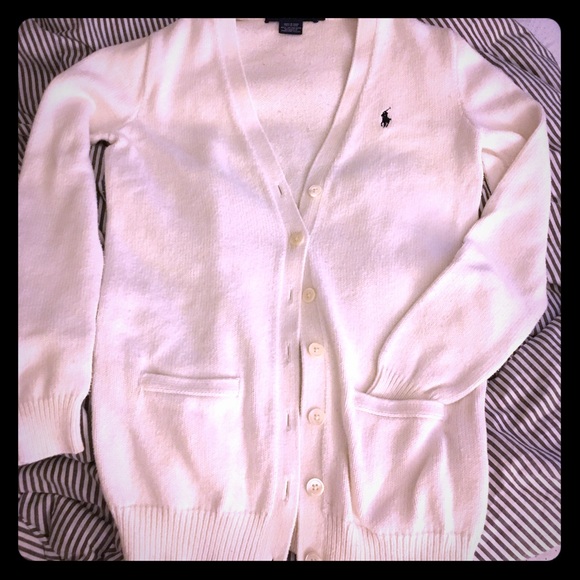 Boyfriend Fit Polo Cardigan