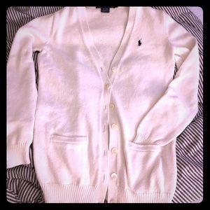 Boyfriend Fit Polo Cardigan