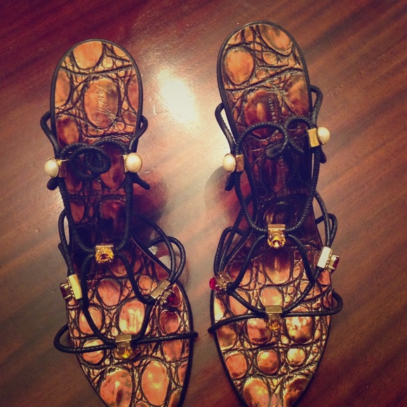 Giuseppe Zanotti strappy jeweled sandal