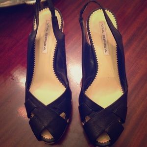Via Spiga black wedge