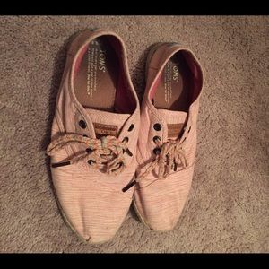 TOMS cordones Orange sherbet shoes