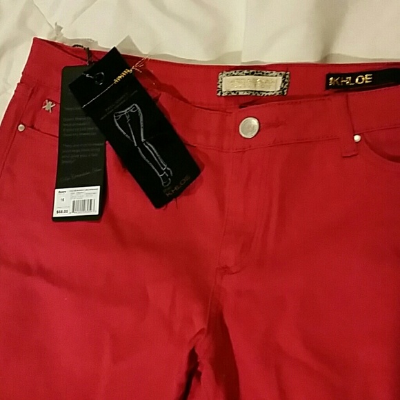KARDASHIANS RED JEANS