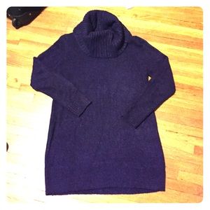 H&M cowl neck purple sweater