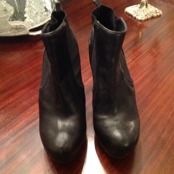 All saints platform bootie