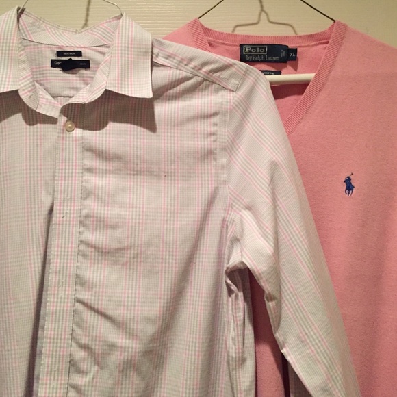 Gap Button Down and Polo Vest Bundle