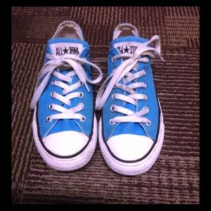 Barely Worn Blue Converse