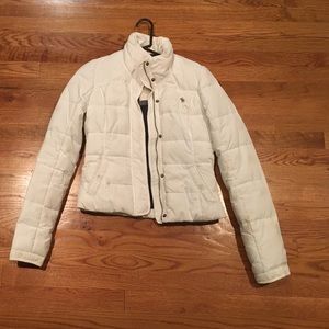 Abercrombie and Fitch white jacket