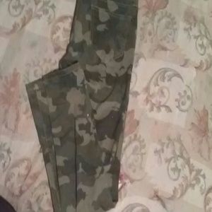 camouflage jeans