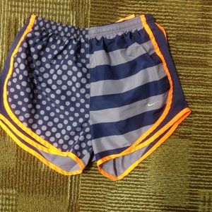 Purple Patterned Nike Running Shorts