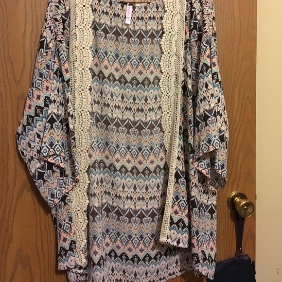 Open cardigan