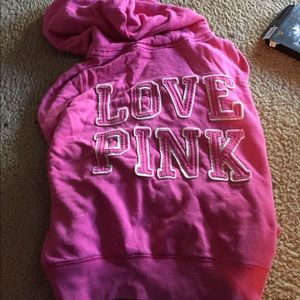 Pink Victoria Secret jacket
