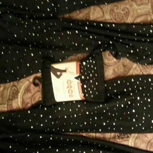 Rhinestone covered front tights