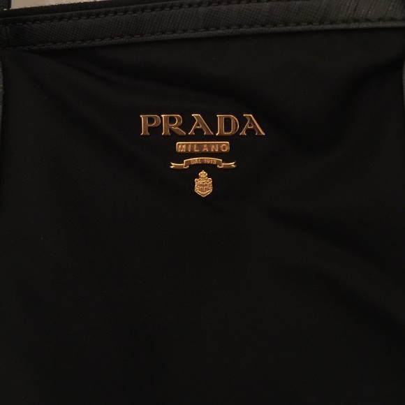 SOLD Prada Nylon with Leather Shoulder Bag - Picture 2 of 4