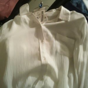 All white true religion outfit