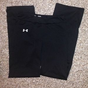 Youth medium under armour black sweat pants