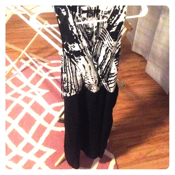 Black and white dress