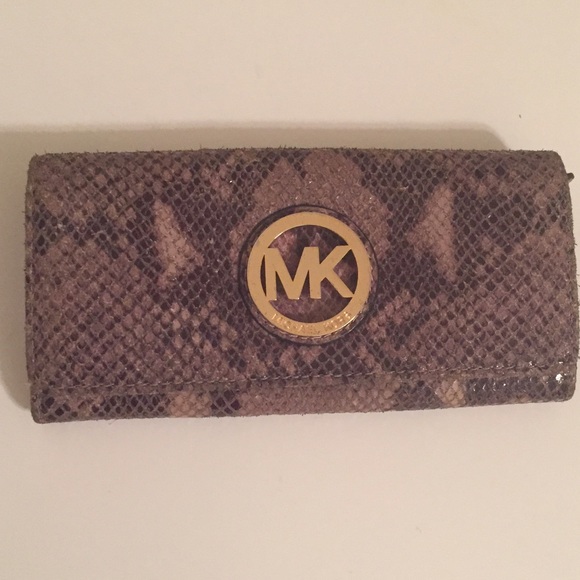 Michael Kors Handbags - Michael Kors Python Wallet