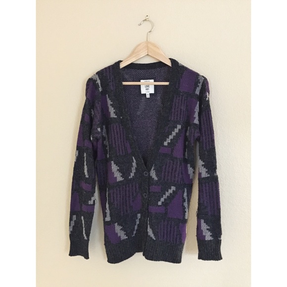 Geometrically Patterned Cardigan