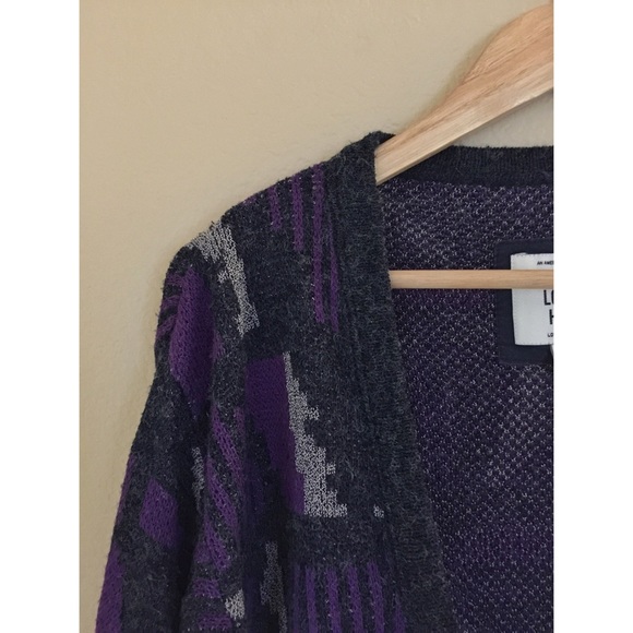 Geometrically Patterned Cardigan - Picture 2 of 3