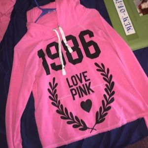 Pink Victoria's Secret sweatshirt