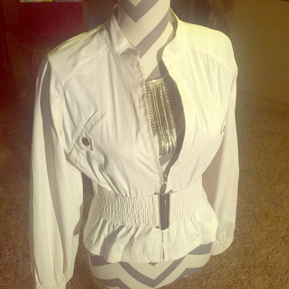 Light Summer Weight White Jacket