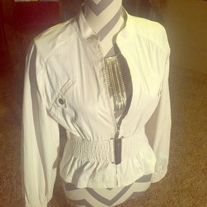Light Summer Weight White Jacket