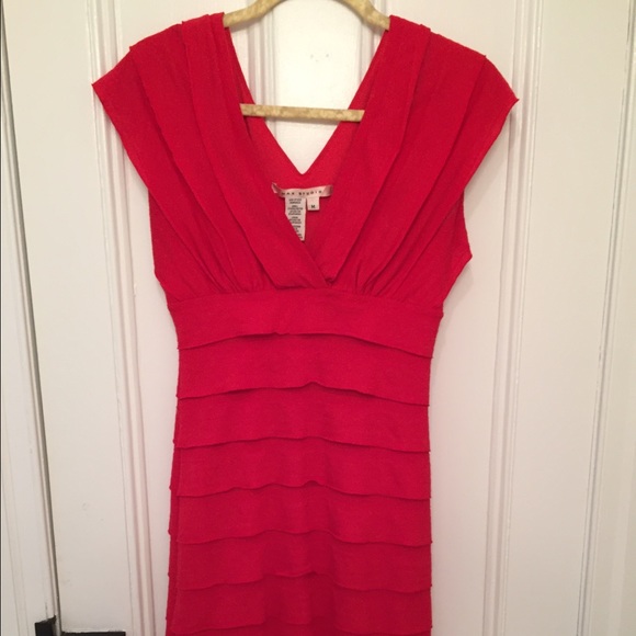 Sexy fun red dress! Comfortable and travels well