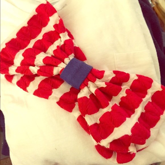 Anthropologie red headband