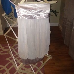 Silver cocktail dress