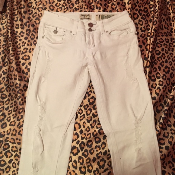 indigo rein white jeans